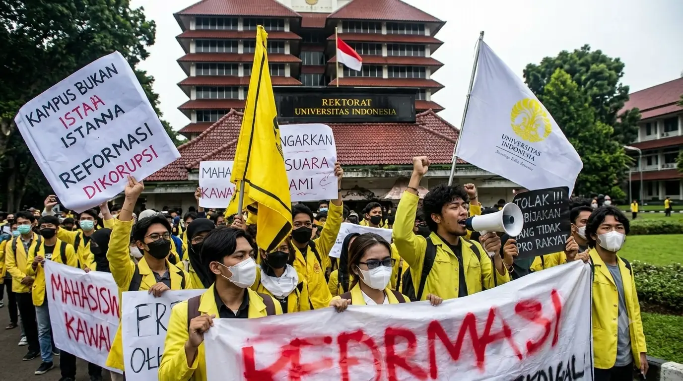 Demo BEM UI, Ini 5 Tuntutan Mahasiswa!