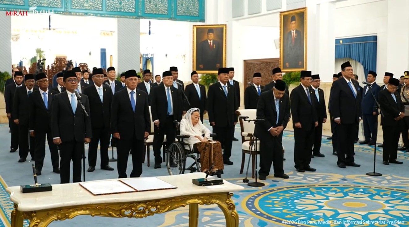 Daftar Lengkap 26 Wantimpres yang Dilantik Prabowo Hari Ini